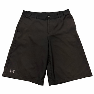 Under Armour Loose Athletic Black Golf Shorts Youth Boy XL 32” Adjustable Waist